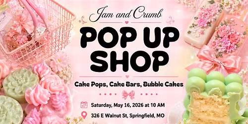 Jam and Crumb Pop Up Shop