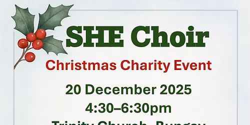 Waveney SHE Choir Christmas Gig