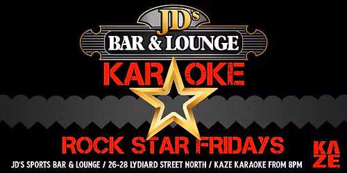 Cocktails & Karaoke - Friday Night's at JD's Bar + Lounge - Hosted by Kaze Entertainment