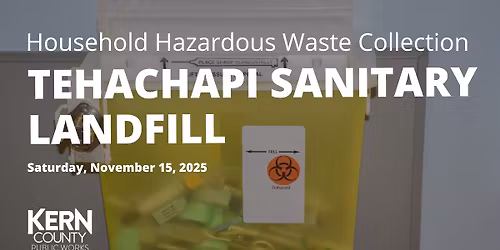 Household Hazardous Waste Collection Event: Tehachapi