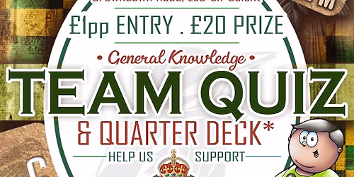 General Knowledge Team Quiz @Kingfisher Caravan Park