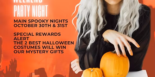 Halloween Party 30th-31st Oct