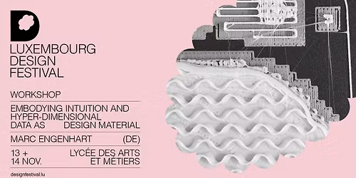 Workshop - Embodying intuition and hyper-dimensional data as design material - Marc Engenhart