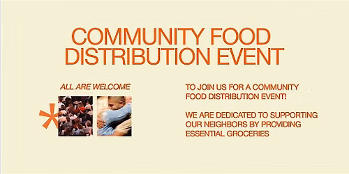 FREE Community Food Distribution Event