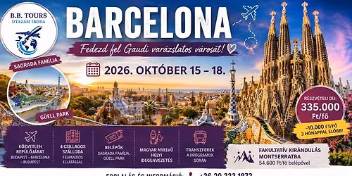 \ud83c\uddea\ud83c\uddf8\u2708\ufe0f BARCELONA \u2013 REP\u00dcL\u0150VEL