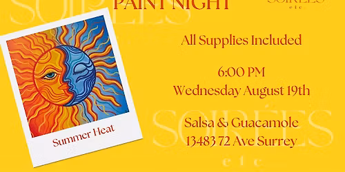 Summer Heat Paint Night at Salsa & Guacamole