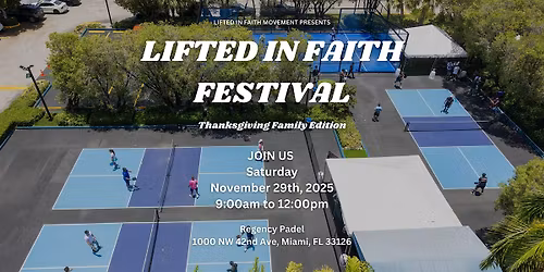 LIFTED IN FAITH FESTIVAL