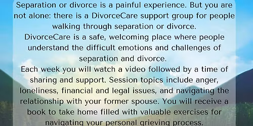 Divorce Support Group