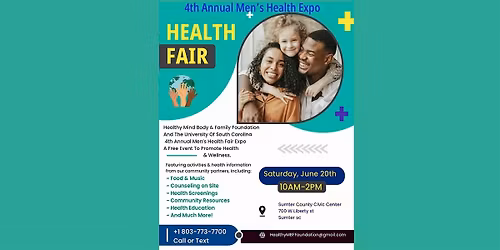 SUMTER COUNTY'S FOURTH ANNUAL MEN\u2019S FAIR EXPO