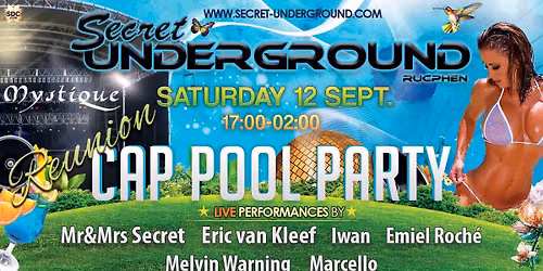 Reunion Cap Pool Party at Club Mystique