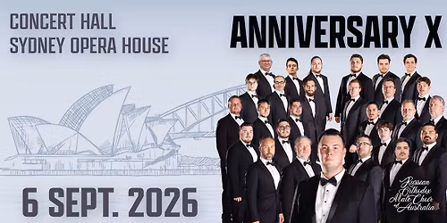 Sydney Opera House | ROMCA 10 Year Anniversary Concert
