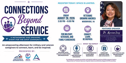 Connections Beyond Service : A Networking & Speaking Event for SMVF