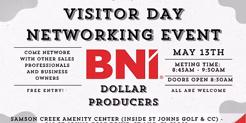 BNI Visitor Day - Business Networking Event