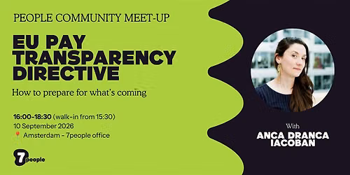People Community Meet-Up - Be prepared for the Pay Transparency Directive
