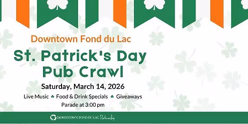 2026 Downtown St. Patrick's Day Pub Crawl & Parade