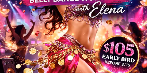 Nightclub Shimmy Belly Dance Workout class with Elena