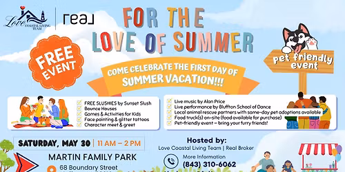 For the Love of Summer \u2013 Annual Community Event
