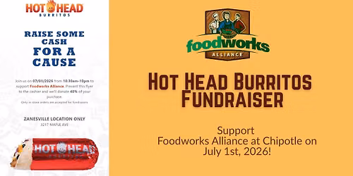 Foodworks Alliance- Hot Head Burritos Raise Some Cash for a Cause