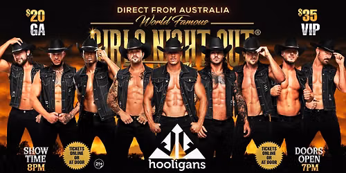 Oct 25th: Lincoln, NE- MAGIC HUNKS\u00ae AUSTRALIAN TAKEOVER at JJ Hooligans