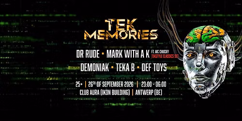 TEK Memories | Antwerp \u2022 25+ 