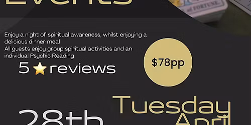 Alavu Psychic Dinner Event Sandown Park Hotel