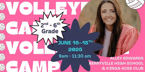 Volleyball Camp (2nd-6th graders)