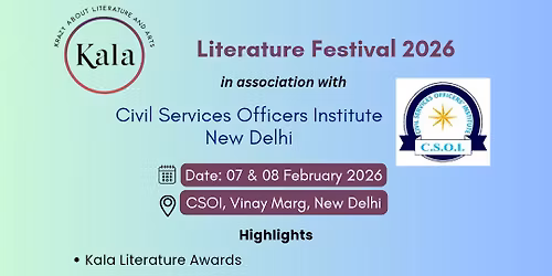 Kala Literature Festival 2026: Celebrating India\u2019s Creative and Cultural Heritage