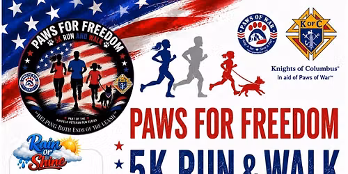 Paws for Freedom - 5K Run & Walk