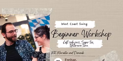 west coast swing - Beginner Workshop mit Mariella und Dominik