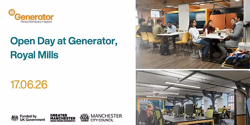 Open Day at Generator, Royal Mills