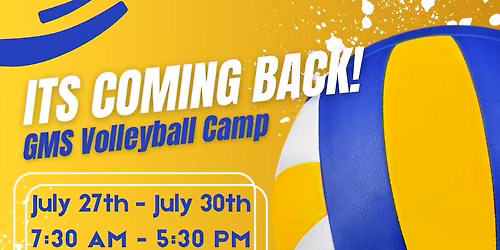 2026 GMS Volleyball Camp
