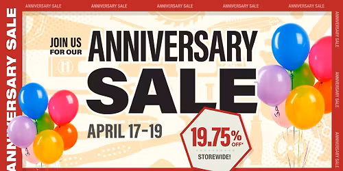 Frattallone's Anniversary Sale - 19.75%* Storewide