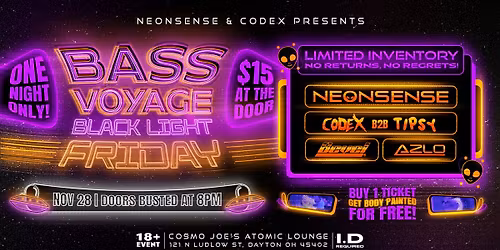 BASS VOYAGE - BLACK LIGHT FRIDAY