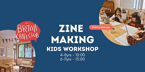 Kids zine making workshops - In English