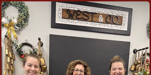 \ud83c\udf84Fresh Holiday Wreath Decorating Class at West & Co. 