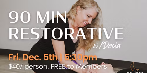 90 Min. Restorative Yoga w\/ Yoga Nidra