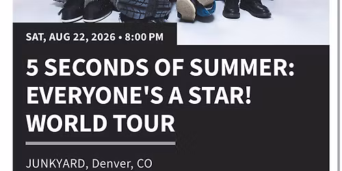 5 Seconds of Summer Denver Tickets