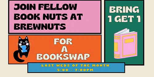 Brewnuts Monthly Book Swap - Last Weds of the Month
