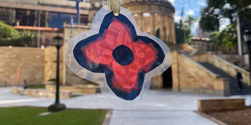 Create a poppy suncatcher