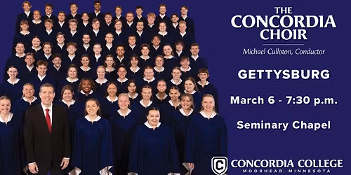 The Concordia Choir on Tour in Gettysburg