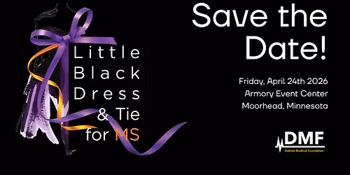 DMF Little Black Dress and Tie for MS Gala