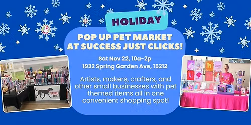 Pop Up Pet Themed Market!