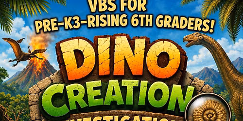 Dino Creation Investigation Vacation Bible School