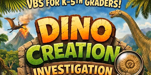 Dino Creation Investigation Vacation Bible School