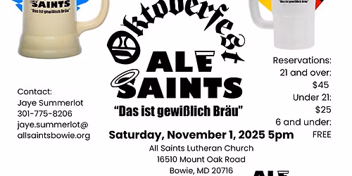 All Saints Oktoberfest 2025
