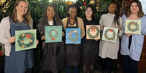 Paint & Pinot: Christmas Wreath Edition