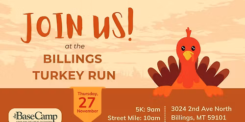 Billings Turkey Run- Event Giveaway