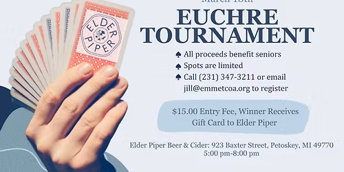 Euchre Tournament and Fundraiser