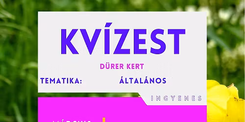 \ud83e\udde0\ud83c\udf89 \u00c1LTAL\u00c1NOS KV\u00cdZEST A D\u00dcRER KERTBEN, \u00e9rt\u00e9kes nyerem\u00e9nyekkel\u23aem\u00e1rcius 24.\u23aeingyenes \ud83e\udde0\ud83c\udf89
