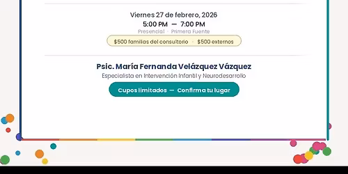 \u2728 Taller para familias: Comprender la Neurodiversidad en la Vida Cotidiana